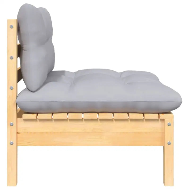 Loungeset van massief grenenhout voor gezellige buiten ontspanning - Tuinsets