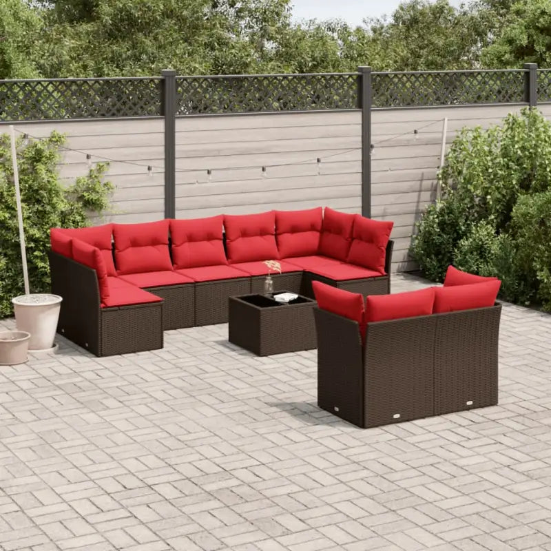 Loungetoel met poly rattan en gepoedercoat staal voor tuin of terras - Tuinsets