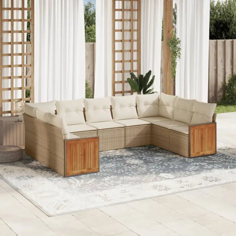 Loungezets met waterdichte zak en beige materiaal voor buitenplezier - Tuinsets