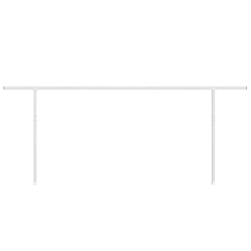 Luifelpaalset voor extra stabiliteit en schaduw op terras en tuin - Zonwering