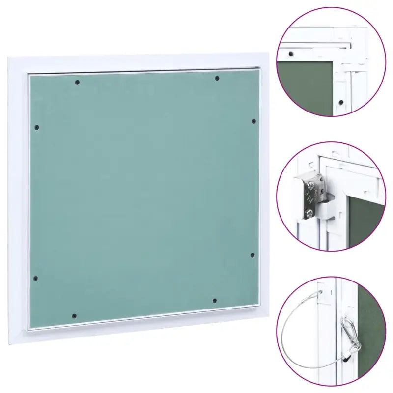 Luiken met aluminium frame voor toegang tot meters en inspectieopeningen - 400 x 400 mm - Luiken