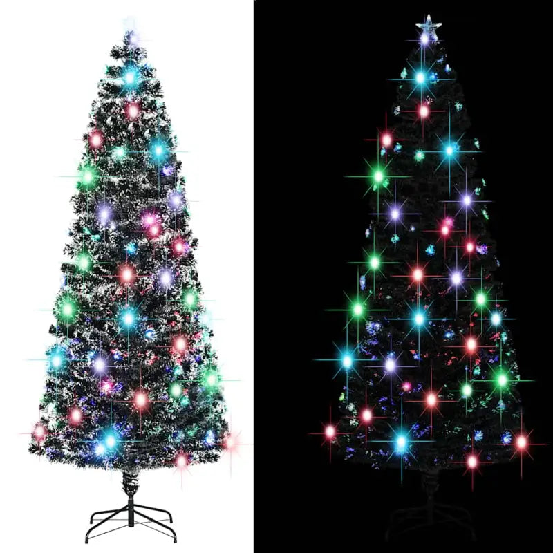 Luxe kunstkerstboom met lampjes voor binnen en buitengebruik inclusief levering - 240 x 102 cm / 1 - Kerstbomen