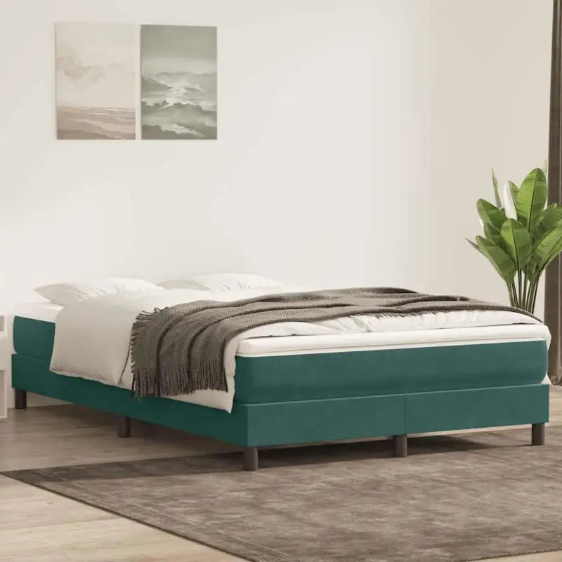 Luxueus bedframe met multiplex lattenbodem en fluweel bekleding - Bedden & bedframes