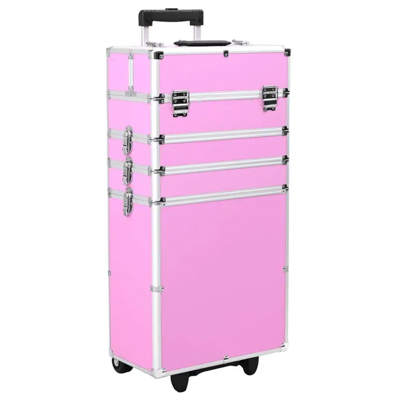Make-up trolley met afneembare zwenkwielen voor georganiseerde schoonheid - Roze / 1 - Toilettassen