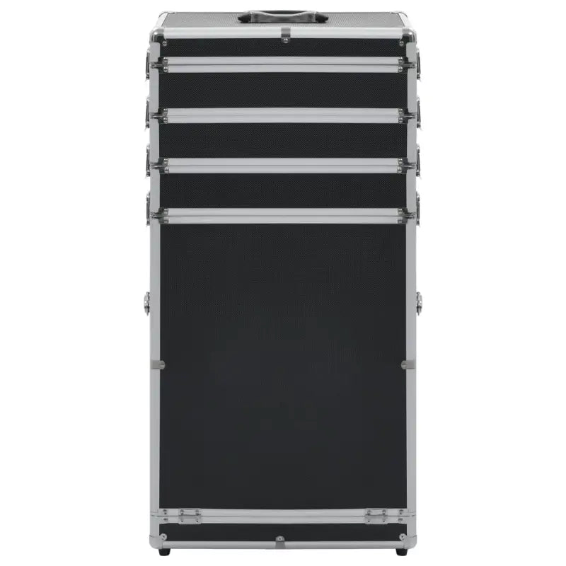 Make-up trolley met afneembare zwenkwielen voor georganiseerde schoonheid - Zwart / 1 - Toilettassen