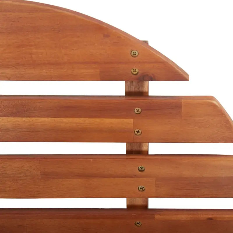 Massief acaciahout Adirondack stoel voor tuin en terras - Bruin / 1 - Tuinstoelen