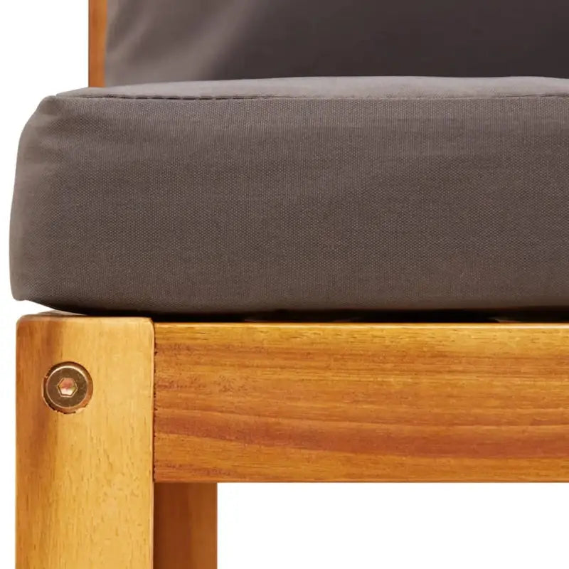 Massief acaciahout loungebanken met comfortabele zitervaring en wasbare hoes - Loungebanken