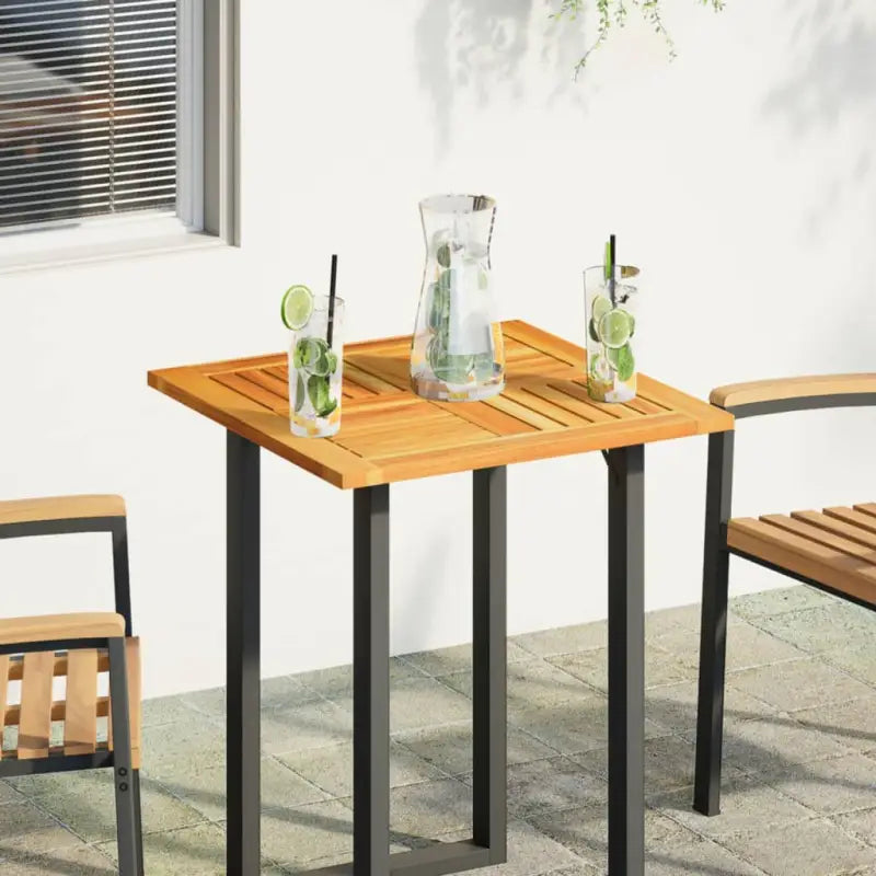 Massief acaciahout Tafelblad voor Tuintafel Verfrissend en Duurzaam - 60 cm / 1 / Vierkant - Tafelbladen