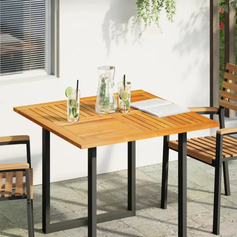 Massief acaciahout Tafelblad voor Tuintafel Verfrissend en Duurzaam - 90 cm / 1 / Vierkant - Tafelbladen