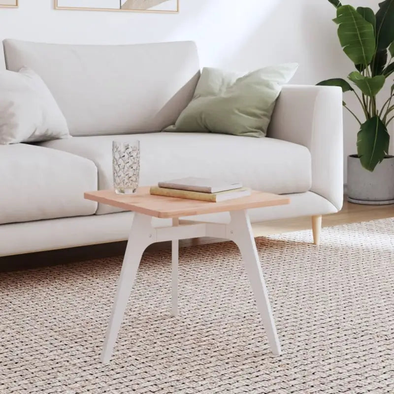 Massief Beukenhout Vierkante Tafelblad met Afgeronde Hoeken - Lichtbruin / 40 x 40 x 1.5 cm / 1 - Tafelbladen