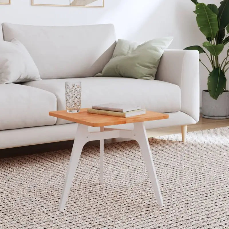 Massief Beukenhout Vierkante Tafelblad met Afgeronde Hoeken - Bruin / 40 x 40 x 1.5 cm / 1 - Tafelbladen