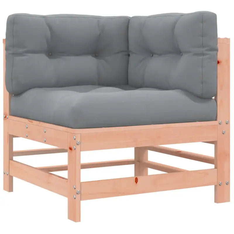 Massief Douglashout Loungeset voor in de Tuin met Zachte Kussens - Tuinsets