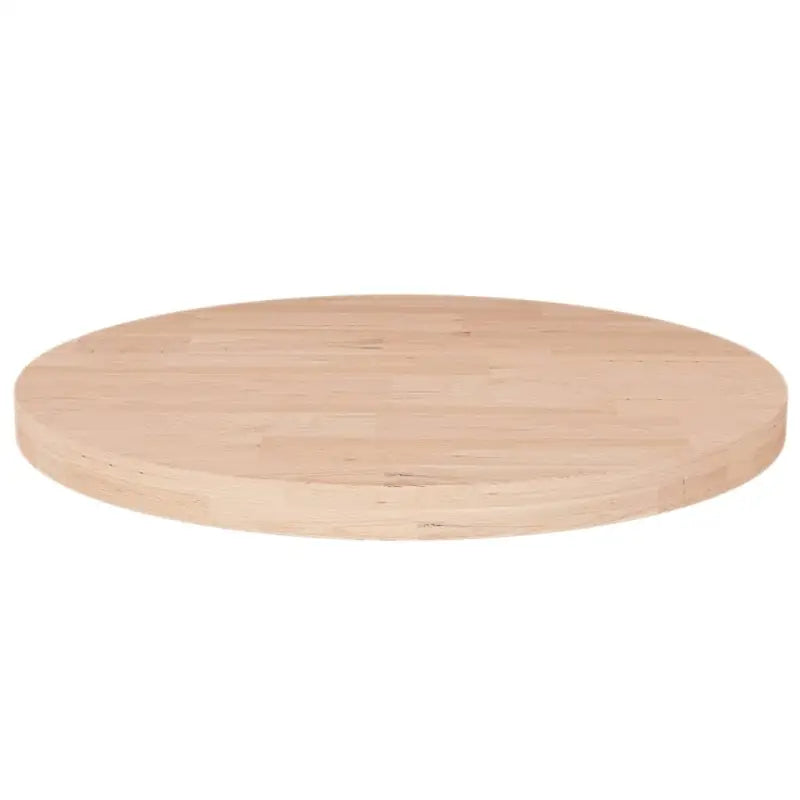 Massief eikenhouten houten en ronde tafelbladen voor thuis en horeca - Naturel / Ø 50 x 2.5 cm / 1 - Tafelbladen