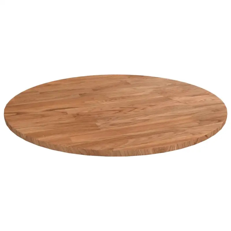 Massief eikenhouten houten en ronde tafelbladen voor thuis en horeca - Lichtbruin / Ø 40 x 1.5 cm / 1 - Tafelbladen