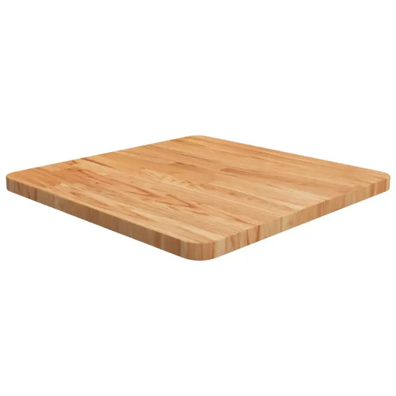 Massief eikenhouten houten vierkante tafelblad voor thuis en horeca - Lichtbruin / 50 x 50 x 2.5 cm / 1 - Tafelbladen