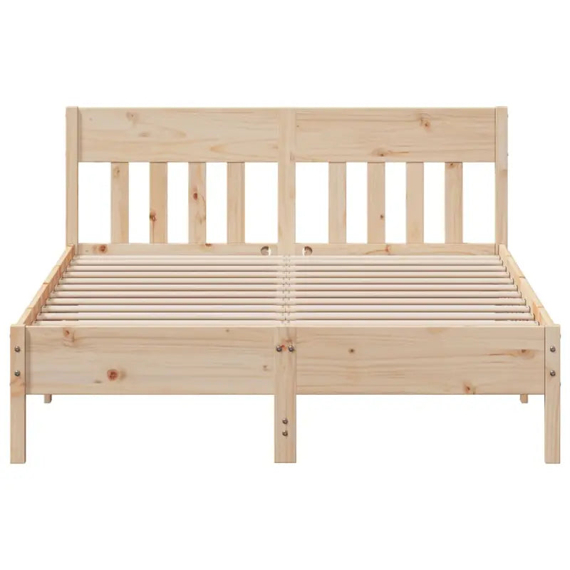 Massief Grenenhout Bedframe met Multiplex Lattenbodem voor Uitstekende Ondersteuning - Bedden & bedframes