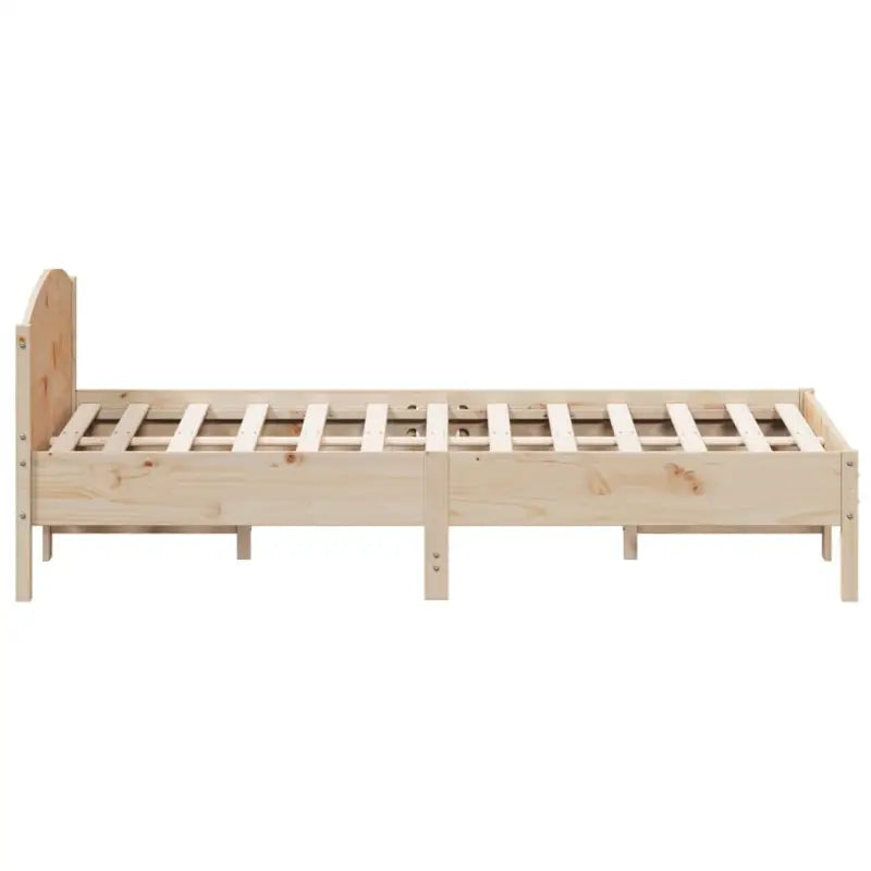 Massief Grenenhout Bedframe met multiplex lattenbodem en uitstekende ondersteuning - Bedden & bedframes