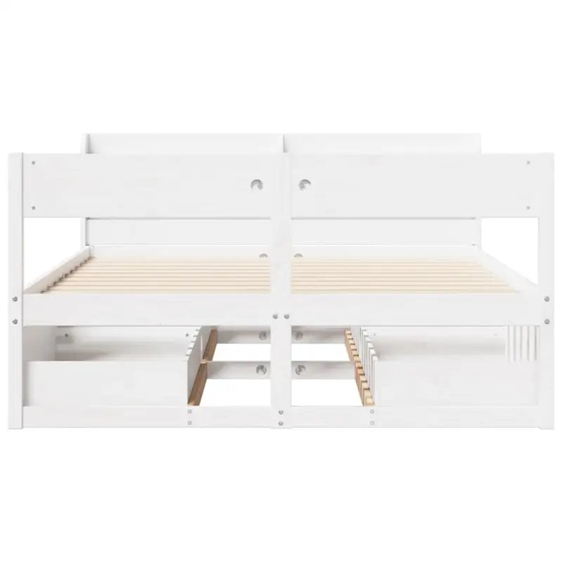 Massief grenenhout bedframe met opbergruimte voor een goede nachtrust - Bedden & bedframes