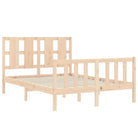 Massief grenenhout bedframe voor een comfortabele en natuurlijke slaapkamer - Bedden & bedframes