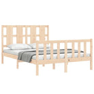 Massief grenenhout bedframe voor een comfortabele en natuurlijke slaapkamer - Bedden & bedframes