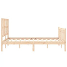 Massief grenenhout bedframe voor een comfortabele en natuurlijke slaapkamer - Bedden & bedframes