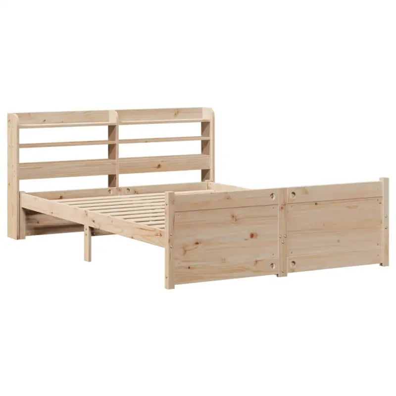 Massief Grenenhout Bedframe voor een Natuurlijke en Comfortabele Slaapplek - Bedden & bedframes
