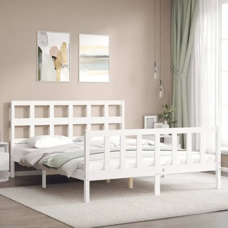 Massief Grenenhout Bedframe voor een Natuurlijke en Comfortabele Slaapruimte - Bedden & bedframes