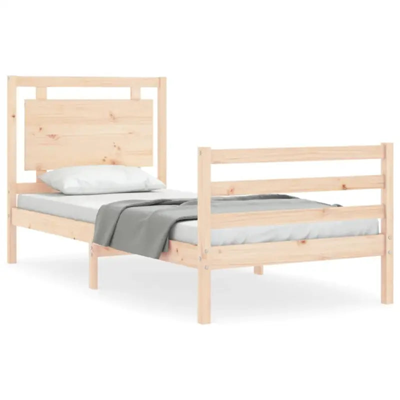 Massief grenenhout bedframe voor een natuurlijke en comfortabele slaapkamer - Bedden & bedframes