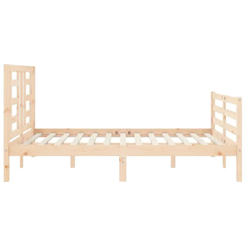 Massief Grenenhout Bedframe voor een Natuurlijke en Decoratieve Slaapkamer - Bedden & bedframes