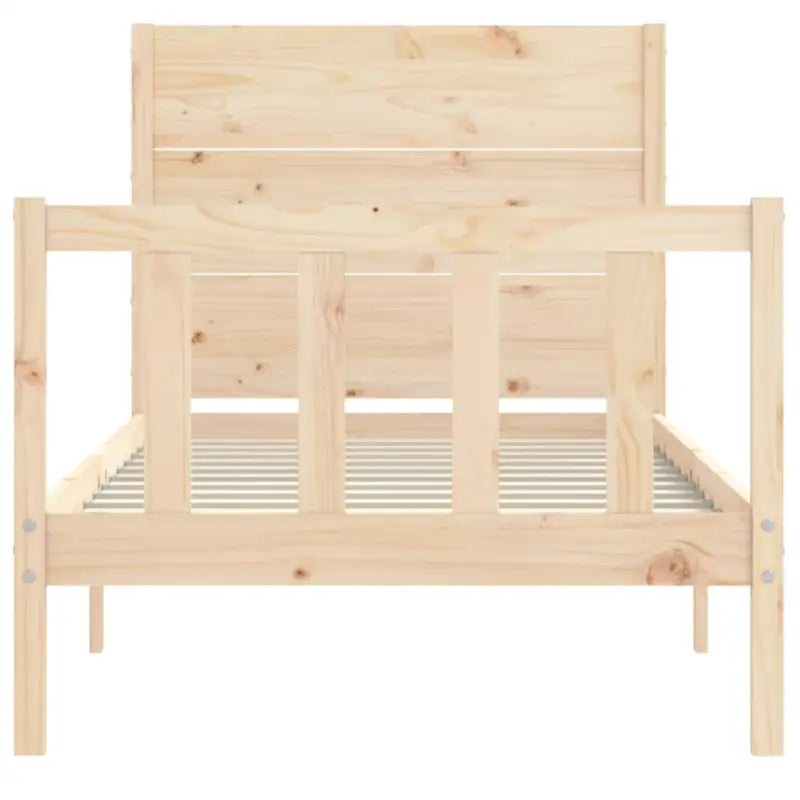 Massief Grenenhout Bedframe voor een Natuurlijke en Stevige Slaapplek - Bedden & bedframes