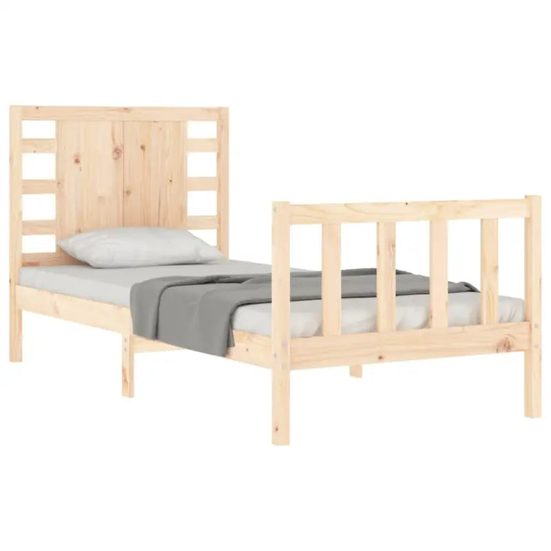 Massief grenenhout bedframe voor een natuurlijke en stijlvolle slaapkamer - Bedden & bedframes