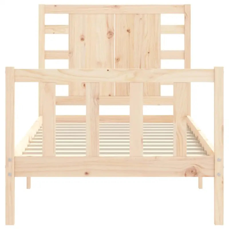 Massief grenenhout bedframe voor een natuurlijke en stijlvolle slaapkamer - Bedden & bedframes