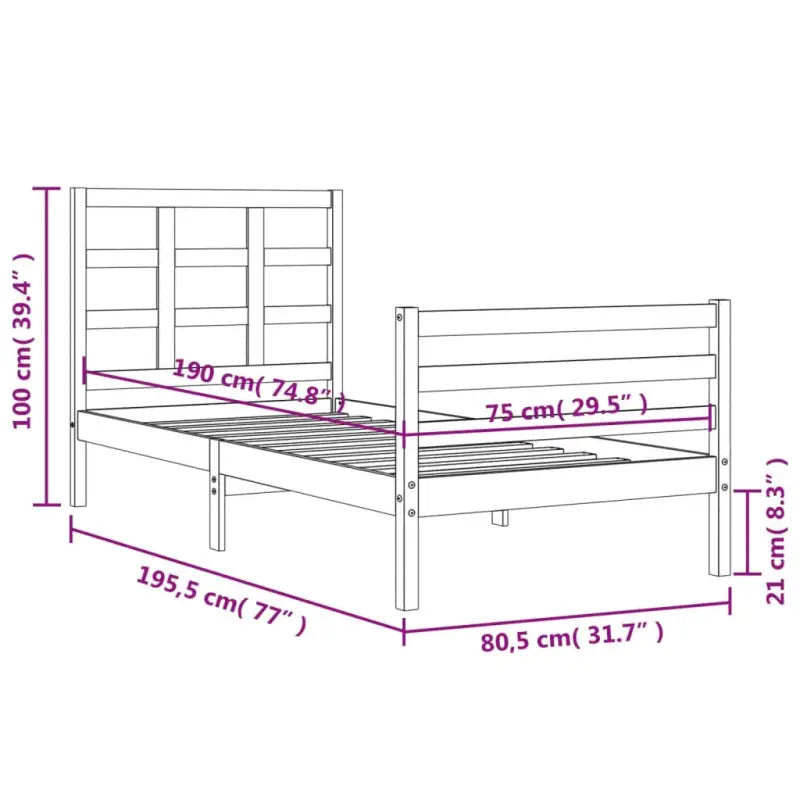 Massief Grenenhout Bedframe voor een Praktische en Natuurlijke Slaapruimte - Bedden & bedframes