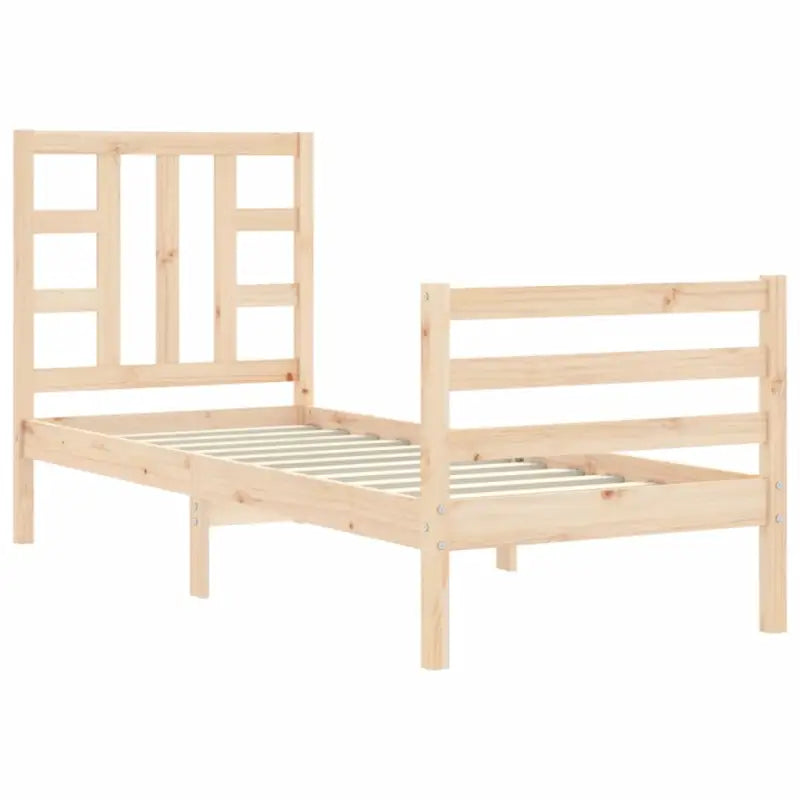 Massief grenenhout bedframe voor een stabiele en natuurlijke uitstraling - Bedden & bedframes