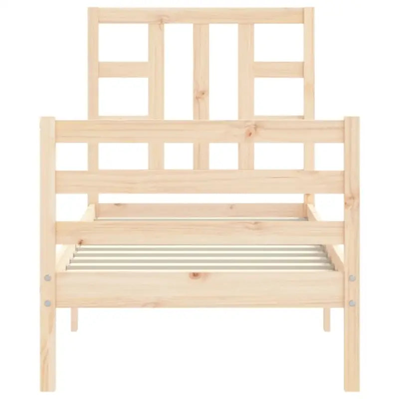 Massief grenenhout bedframe voor een stabiele en natuurlijke uitstraling - Bedden & bedframes