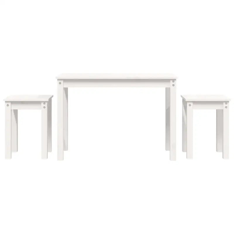 Massief grenenhout bijzettafel voor kleine ruimtes en stijlvolle woondecoratie - Bijzettafels