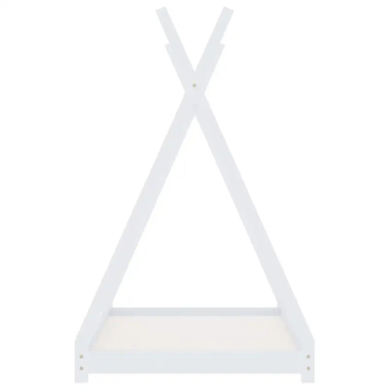 Massief Grenenhout Kinderen Jonger Bedframe met Tipi Design - Peuter- & kinderbedden