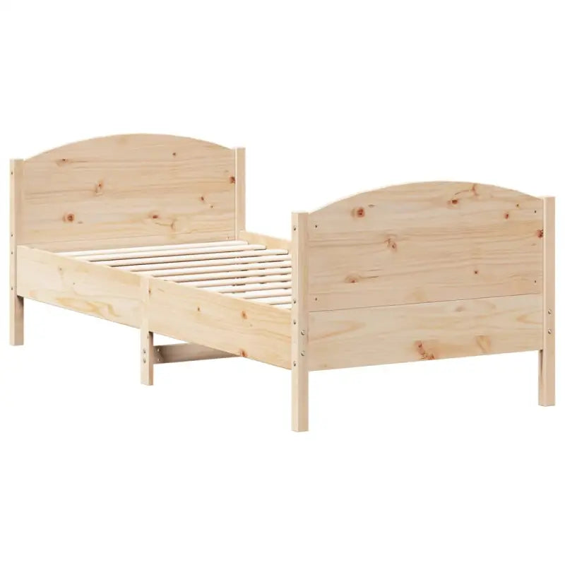 Massief Grenenhouten Bedframe met Multiplex Lattenbodem - Bedden & bedframes