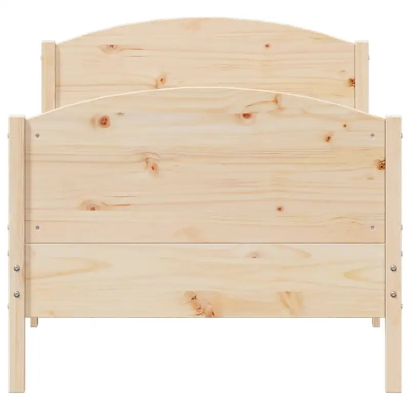 Massief Grenenhouten Bedframe met Multiplex Lattenbodem - Bedden & bedframes