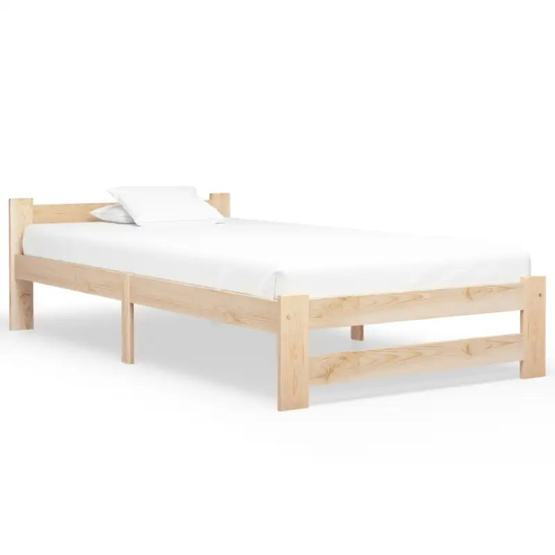 Massief Grenenhouten Bedframe voor een Elegante Slaapkamerstijl - Lichtbruin / 90 x 200 cm - Bedden & bedframes