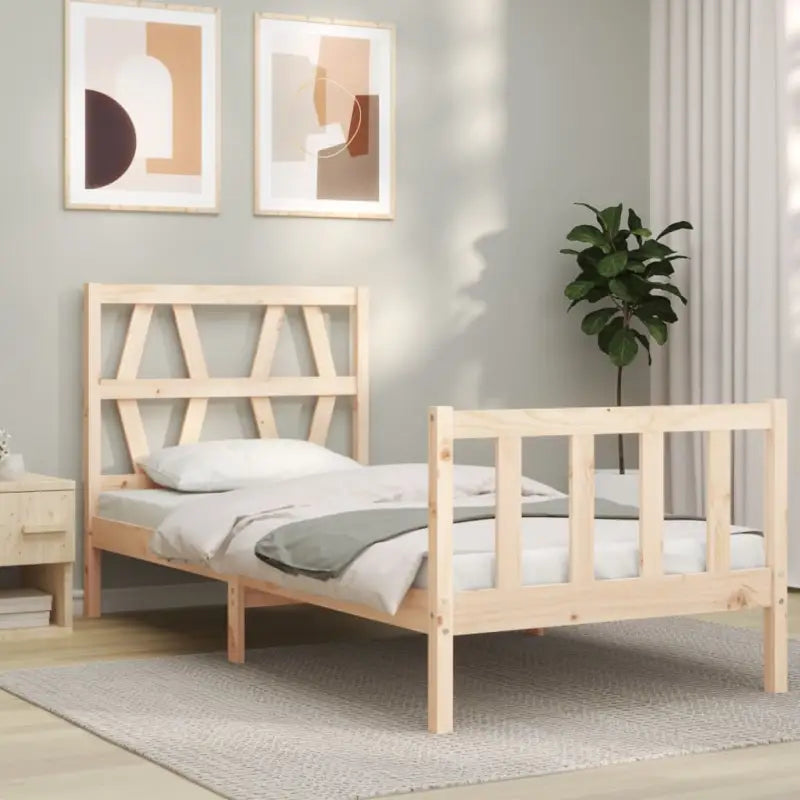 Massief Grenenhouten Bedframe voor een Goede Nachtrust - Bedden & bedframes