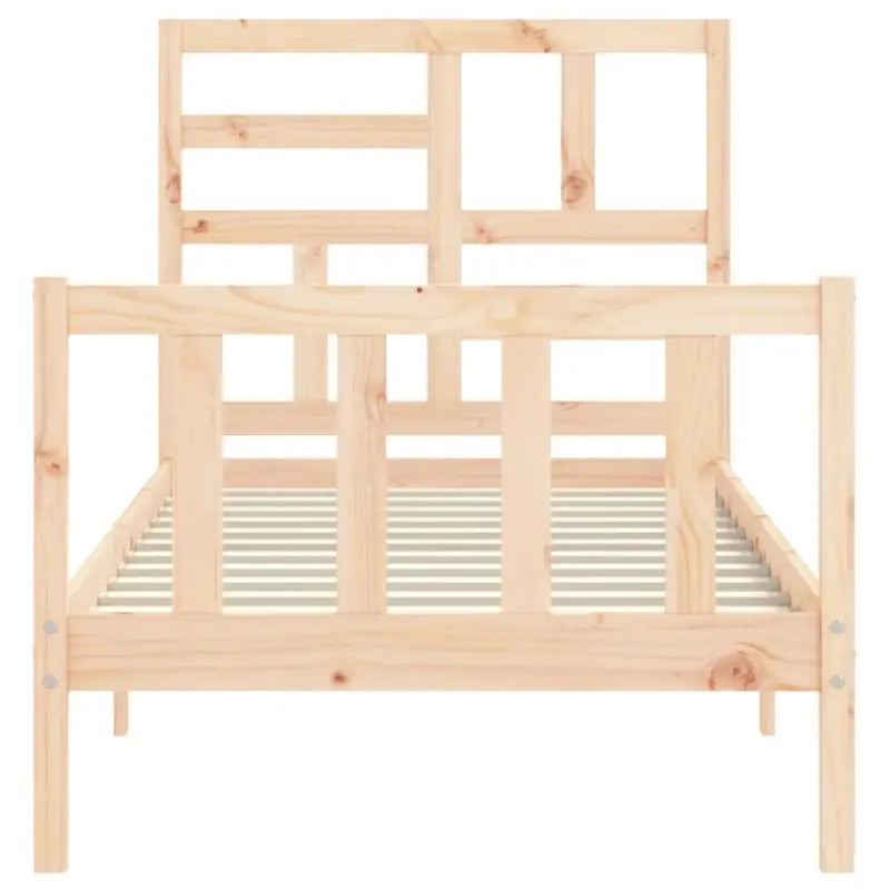 Massief Grenenhouten bedframe voor een goede nachtrust en natuurlijke uitstraling - Bedden & bedframes