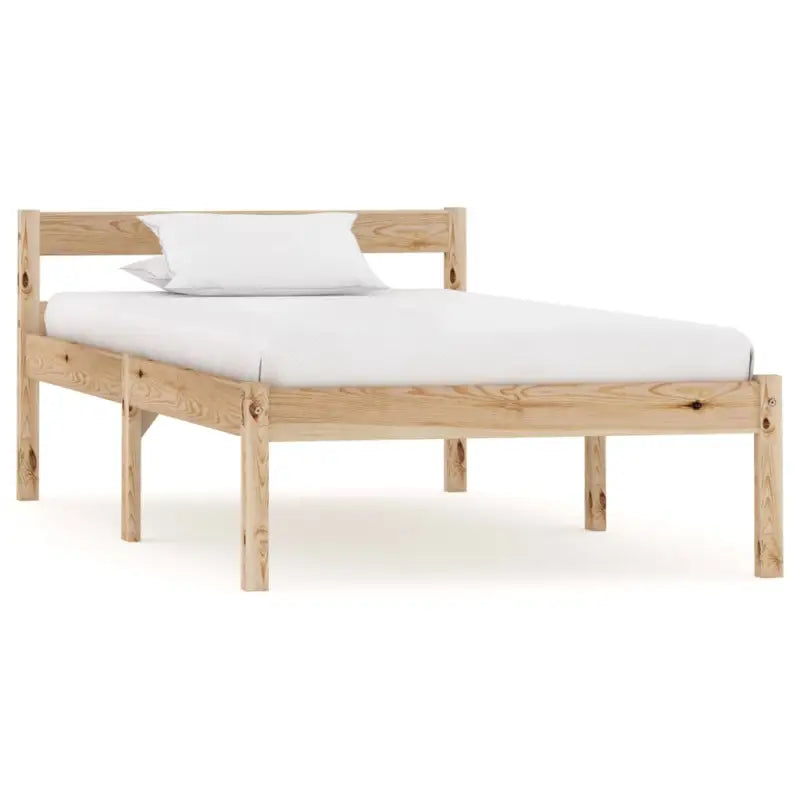 Massief grenenhouten bedframe voor een moderne slaapkamer stijl - Lichtbruin / 90 x 200 cm - Bedden & bedframes
