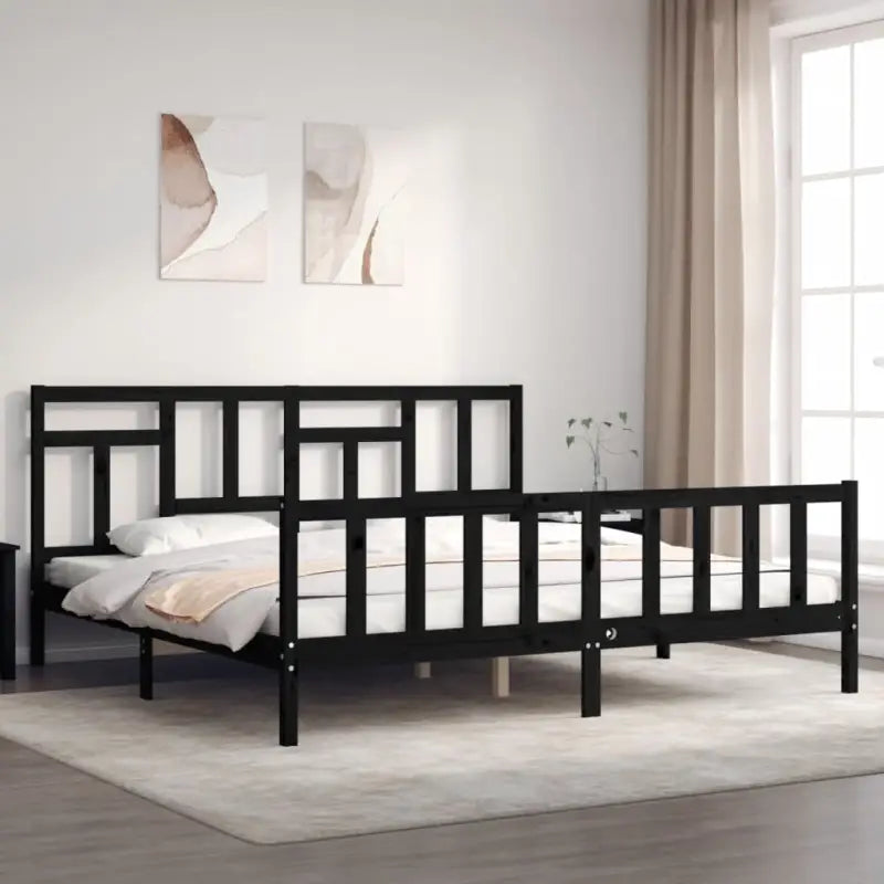 Massief Grenenhouten Bedframe voor een Natuurlijke en Comfortabele Slaapruimte - Bedden & bedframes