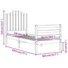 Massief Grenenhouten Bedframe voor een Natuurlijke en Decoratieve Slaapkamer - Bedden & bedframes