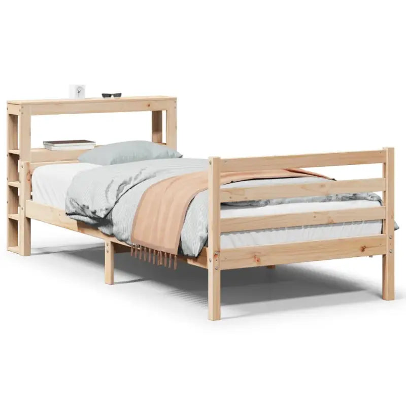 Massief Grenenhouten Bedframe voor een Natuurlijke en Decoratieve Slaapruimte - Bedden & bedframes
