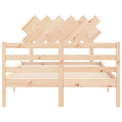 Massief grenenhouten bedframe voor een stilvolle en comfortabele slaapruimte - Bedden & bedframes