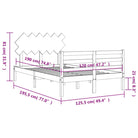 Massief grenenhouten bedframe voor een stilvolle en comfortabele slaapruimte - Bedden & bedframes