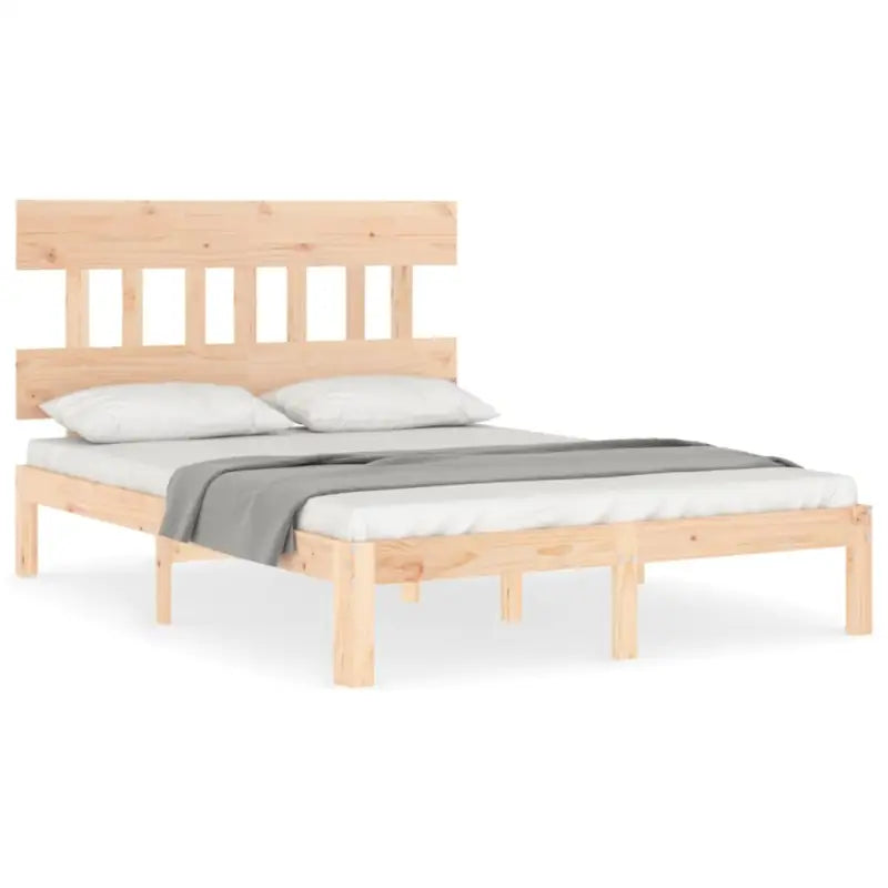 Massief Grenenhouten bedframe voor uitstekende ondersteuning en natuurlijk sfeer - Bedden & bedframes