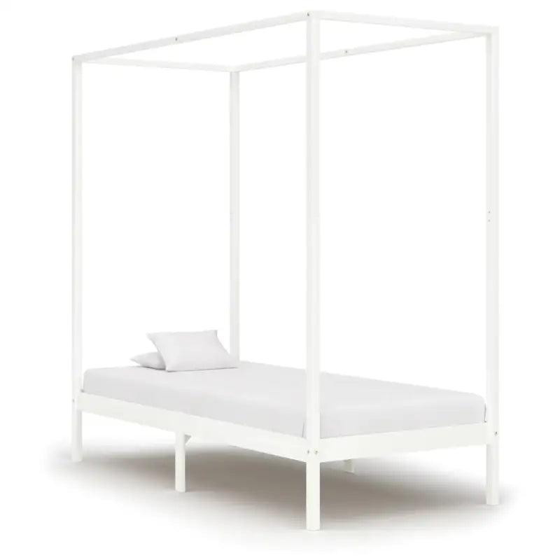 Massief Grenenhouten Hemelbedframe Voor Een Elegante Slaapkamer - Bedden & bedframes